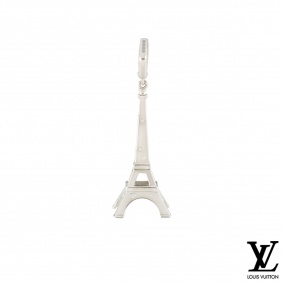 Louis Vuitton?White Gold Diamond Eiffel Tower Charm Louis Vuitton?White Gold Diamond Eiffel Tower Charm